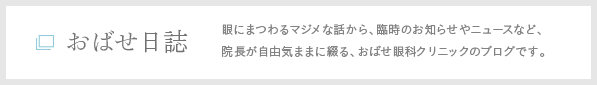 おばせ日誌